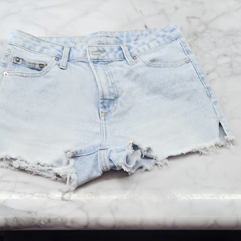 Trendy Light Blue Denim Jean Shorts